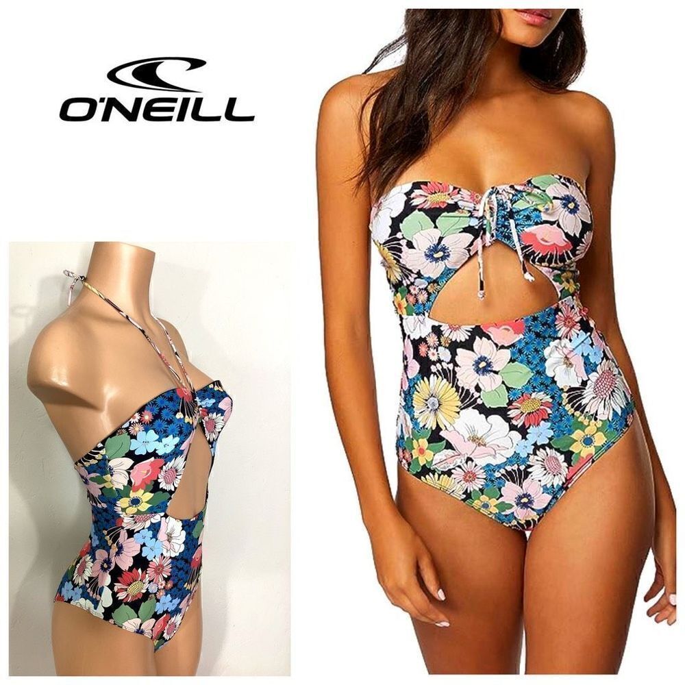 New. O’Neill floral one piece. Small. Retails $99